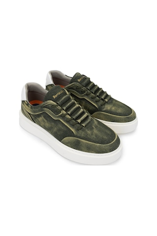 Barracuda Erkek Hakiki Deri Yeşil/beyaz Sneakers & Spor Ayakkabı 511 Bu3510a Erk Ayk Y24 Denım Verde/bıanco Yeşil - Beyaz