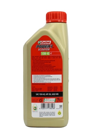 Castrol Power 1 Scooter 10w40 4t 1 Lt Motosiklet Yağı