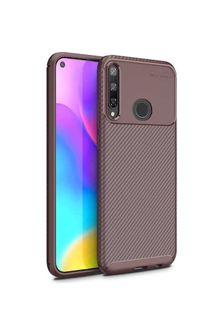 Huawei P40 Lite E Kilif Karbon Silikon Case 433131150