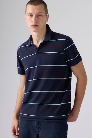 Levi's Erkek Original Doyle Çizgili Lacivert Polo Yaka T-shirt-16491
