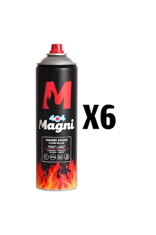 404 Magni Yangın Söndürücü Sprey 500 ML 6'lı