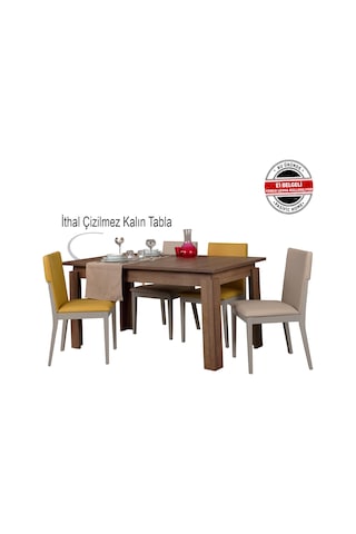 Pasific Home Huqqa Açılır Yemek Masası, Koyu Meşe