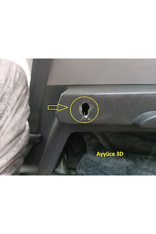 Ayyüce 3d, Hyundai Getz Bagaj Pandizot Tamir Ayakları, 2x, Siyah