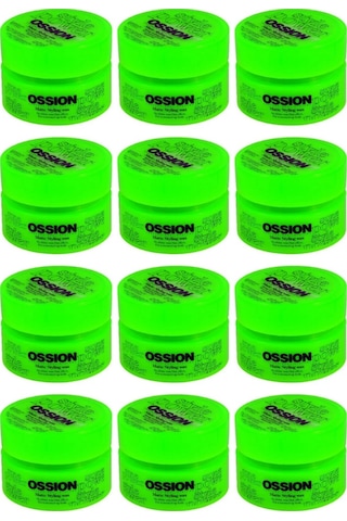 Ossion Saç Şekillendirici Mat Wax 100 Ml 12 Adet