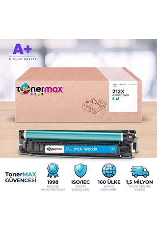 Hp 212x W2121x Mavi Uyumlu Toner A Plus / Color Laserjet Enterprise M554 / M555 / Mfp M578