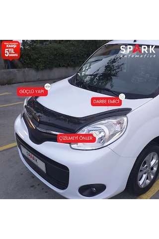 Renault Kangoo 2014-2021 Yıl Aralığı Uyumlu Kaput Rüzgarlığı 3mm