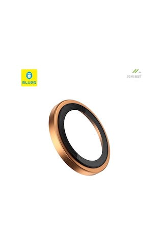 % 99.99 Gerçek Safir Titanyum Kasa Apple Uyumlu iPhone 17 Pro / 17 Pro Max Kamera Lens Koruyucu, Ar - Turuncu