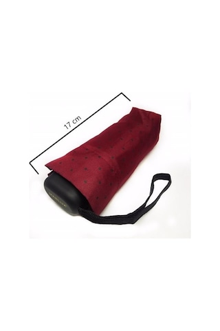 Marlux Mini Cep , Bayan Şemsiye, Bordo, 17 cm, Ultra Mini Şemsiye Çok Renkli