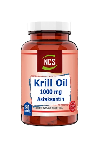 Krill Oil 1000 Mg Astaksantin 2 Mg 90 Softgel
