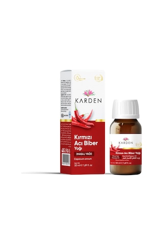 Karden Kırmızı Acı Biber Yağı 50 ML