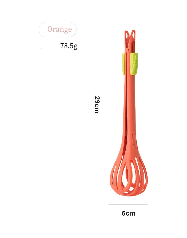 Neevoyu Oranj Nilon Çırpıcı Ve Çift Kullanımlı Yemek Kızakları, El Manuel Karıştırıcı, Ev Fırıncılık Mutfak Aleti Diğer
