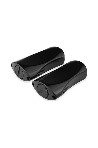 Lemestar Yj537 Ekfan 2 Adet Alüminyum Alçı, Siyah Renk, 35x20mm Boyut, 18g Ağırlık, Paket İçeriği: 2 Alçı + 4 Yastık + 2 Kauçuk Yıkama