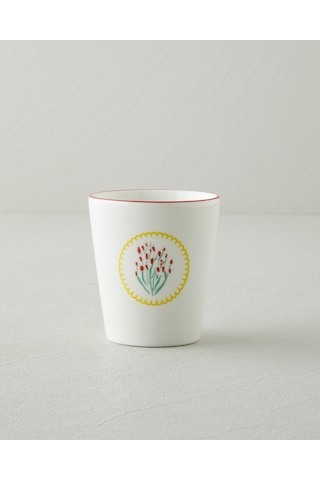 English Home Brightfloria Porselen Bardak 260 Ml Beyaz