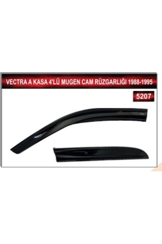 Opel Vectra A Kasa 1988-1995 Model 4'Lü Mugen Cam Rüzgarlığı