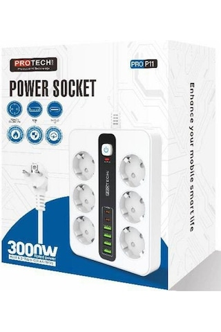 P11 Akıllı Priz Uzaktan Kontrol, Zamanlama, Enerji Takibi İle Akıllı Ev Çözümü-1256