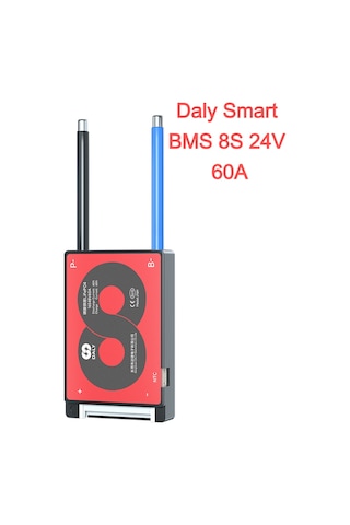 Daly Smart Bms 8s 24v 60a Lifepo4 Bluetooth Batarya Yönetim Ünitesi Daly Smart Bms 8s 24v 60a Lifepo4 Bluetooth Batarya Yönetim Ünitesi