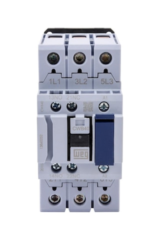 Weg Cwb18-11-30d24 7,5 Kw, 18 A, 1na+1n Yardımcı Kontaklı, 230 V Ac Bobin, 3 Kutup Kontaktör