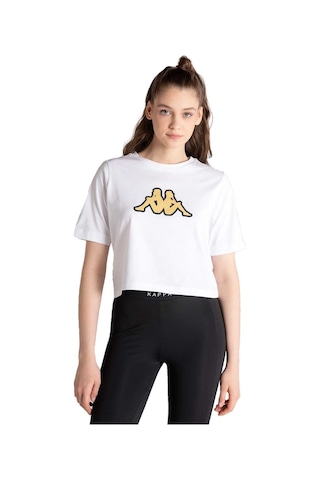 Kappa Logo Teoin Kadın Tişört 331l23w Beyaz