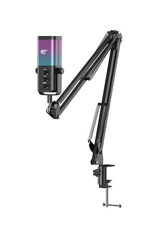 Havit Gamenote Gk65 Pro Rgb Oyuncu Ve Yayıncı Mikrofonu - 192khz/24bit Ses Kartlı & Akrobat Kollu Set