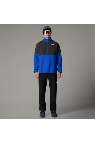 The North Face M Glacier Heavyweight 1/2 Zip Erkek Polar-29456 Mavi