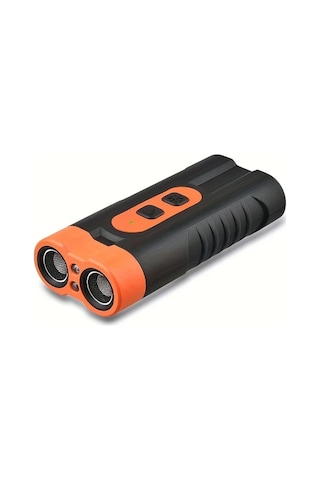 Willowhaven Siyah Çift Sesli Köpek Kovucu Led Işıklı Şarj Edilebilir Uzun Menzil