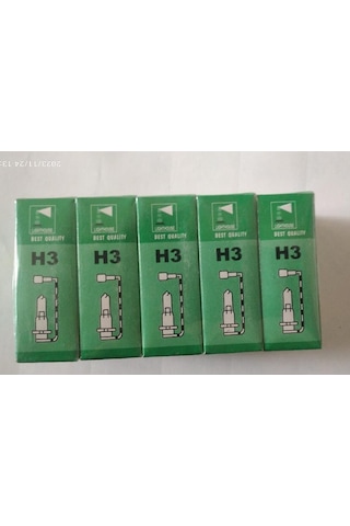 12v 25w H3 Ampul I Lumıer 10 Ad Paket