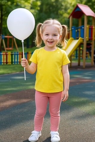 Kız Bebek Tayt Düz Renk Likralı Kumaş Esnek Pudra