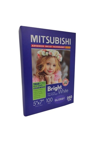 Delux Serisi Mitsubishi Fotoğraf Kağıdı 5x7 13x18 260 Gr Kağıt Ofis Ürünü Kırtasiye