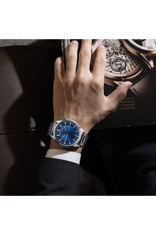 Curren M8406 Quartz Kol Saati-orjinal Kutusunda Lacivert-silver Gümüş