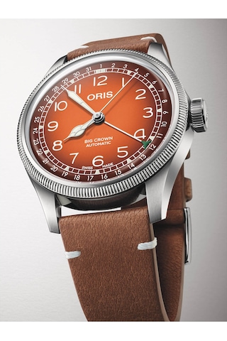 Oris Big Crown Oris X Cervo Volante 40.00 Mm Otomatik Saat 01 754 Turuncu