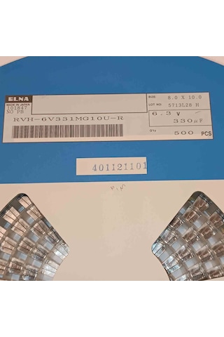 Rvh-6v331mg10u-r 330mf 6.3v 8x10 Smd Kondansatör 167 Adet