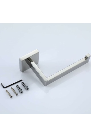 Novahub 304 Paslanmaz Çelik Krom Ayna Tasarımı Tuvalet Kağıt Tutacağı Stand Montaj Diğer