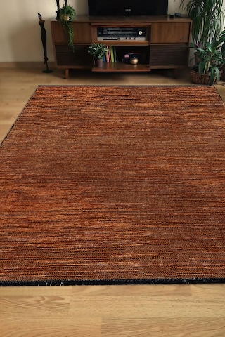 Kilimista Milano Ml107 Kiremit Leke Tutmaz Antialerjik Yıkanılabilir Dokuma Dekoratif Halı Kilim