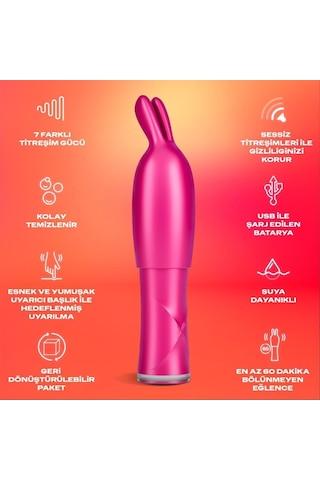 Durex 2'si 1 Arada Vibratör Ve Uyarıcı Başlık + Durex Manuel Mastürbatör+Devil Ring Titreşimli Halka