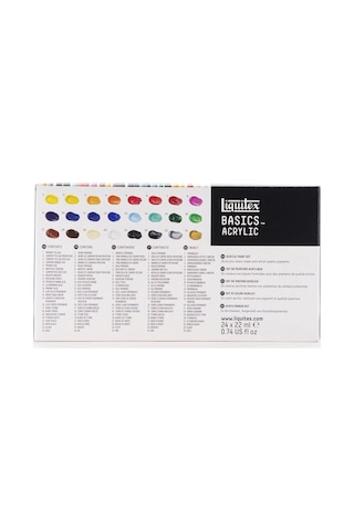 Basics Akrilik Boya Seti 24x22ml Renkli