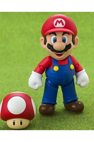 Süper Mario Süper Mantar Ve Mario Figürü