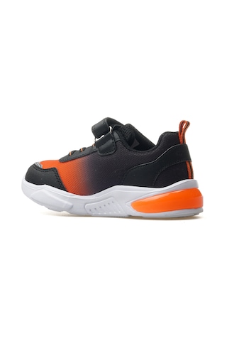 King Paolo Erkek Çocuk Işıklı Sneaker Ayakkabı 25y Buck3022 F Siyah/turuncu Siyah/turuncu