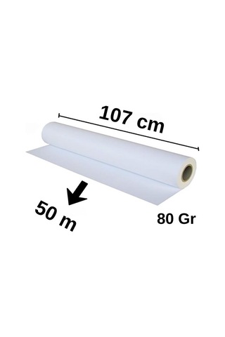 Elitrulo Plotter Kağıdı 107cm X 50mt 80gr