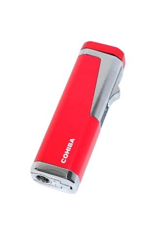 Cohiba 3 Torch Pürmüz Delicili Kırmızı Metal Puro Çakmağı - Tr9607