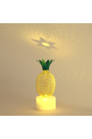 Forentina Kurdela Kolye Küpe Ananas Led Lamba  Ps1734 Altın