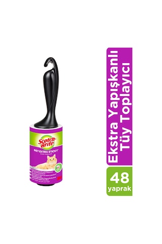 Scotch-Brite Ekstra Yapışkanlı Tüy Toplayıcı Rulo - 48 Yaprak