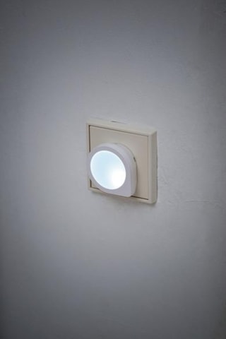 Brennenstuhl Süper LED Otomatik Gece Lambası NL 01 QS, Anahtar 1 LED 5 lümen 0,2W - 1173190010 Beyaz