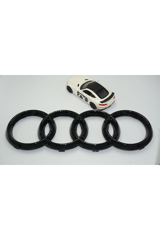 Dk Audi A3 A4 A5 A6 Ön Panjur Izgara Halka Parlak Siyah Abs Logo
