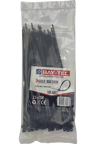 Bay-tec Kablo Bağı Siyah 2.5x100