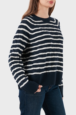 Tommy Hilfiger Bayan Kazak Ww0ww48394 0y7 Lacivert-beyaz Lacivert-beyaz