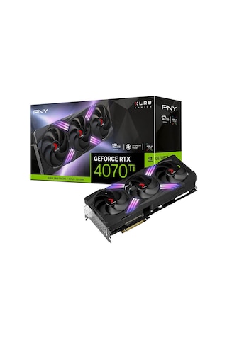 Pny NVIDIA GeForce RTX 4070 Ti XLR8 Gaming Verto VCG4070T12TFXXPB1 12 GB GDDR6X 192 Bit Ekran Kartı