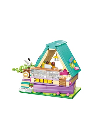 Kp28018 Keeppley Lovely Street - Calico Cat Comic House 324 Parça Yapım Seti