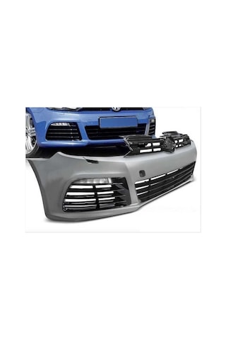 Volkswagen Golf 6 İçin Uyumlu 2009-2012 R20 Ön Tampon + Panjur