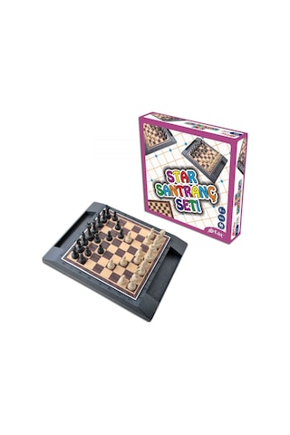 Star Kutulu Altı Açık Satranç Takımı 1.kalite