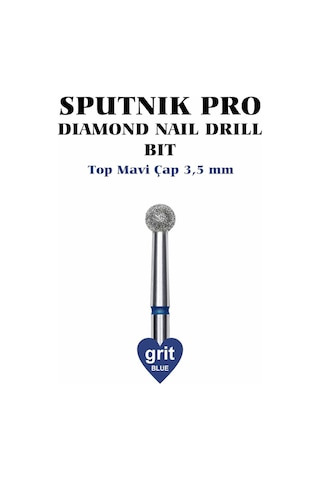 Elmas Top Freze Mavi Çap 3,5mm
